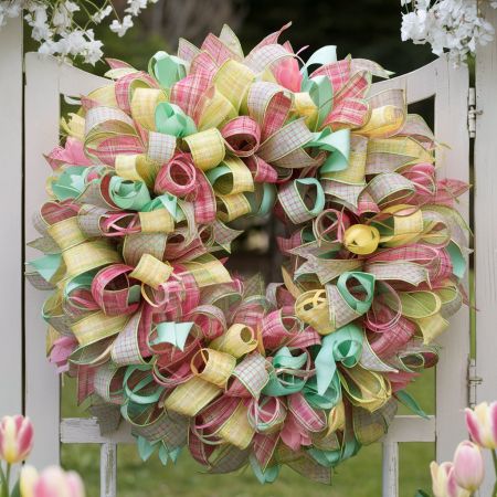 Spring time Floral Wreath